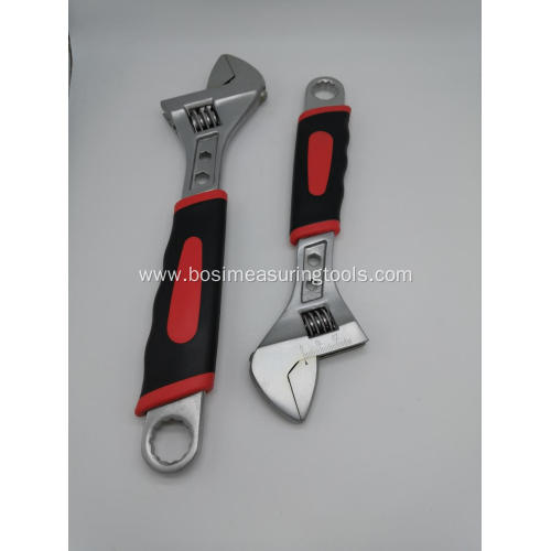 Double Color Adjustable Spanner Wrench 8'' 10'' 12''
